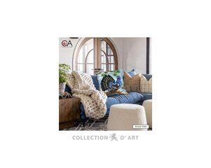 Набор для вышивания крестом - подушка Collection D'Art 40x40см, 5444 цена и информация | Принадлежности для вышивания | 220.lv