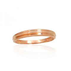 Золотое кольцо "Дуо" из красного золота 585 пробы 4752263028555 цена и информация | Кольца | 220.lv
