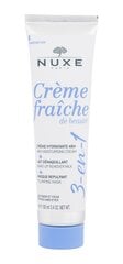 Крем для лица Nuxe Creme Fraiche De Beaute 3 в 1, 100 мл цена и информация | Наносите на чистую кожу лица. Подержите около 10-15 минут и смойте водой. | 220.lv