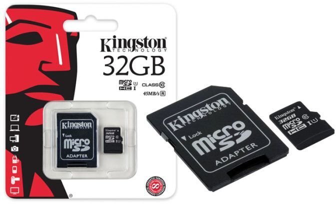 Kingston MicroSDHC 32GB G2 Class10 UHS-I + SD adapteris cena un informācija | Atmiņas kartes mobilajiem telefoniem | 220.lv