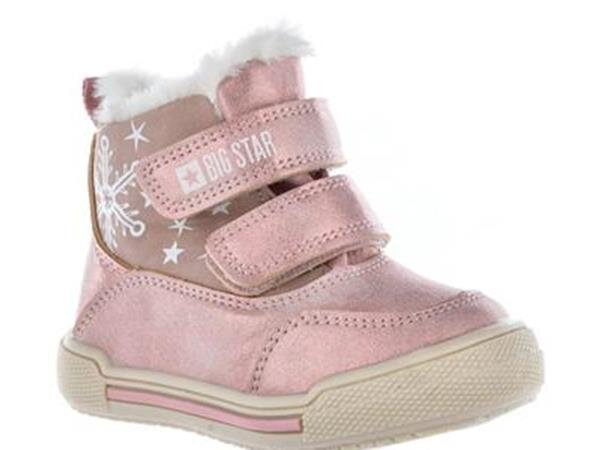 Zābaki bērniem Big star infant/girl pink KK374188 цена и информация | Bērnu zābaki | 220.lv