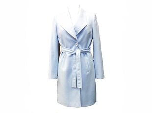 Пальто HUNA, голубое цена и информация | Женские пальто | 220.lv