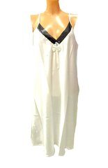 Ночная рубашка JASMIN 4004, черно-белая цена и информация | Женские пижамы, ночнушки | 220.lv