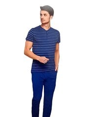 Мужская пижама Cotpark / 548 / темно-синяя цена и информация | Мужские халаты, пижамы | 220.lv