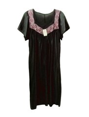 Женская ночная рубашка ШЕЛК 26, черная цена и информация | Женские пижамы, ночнушки | 220.lv