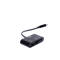 Карт-ридер USB, считыватель SD карт цена и информация | Адаптеры и USB разветвители | 220.lv