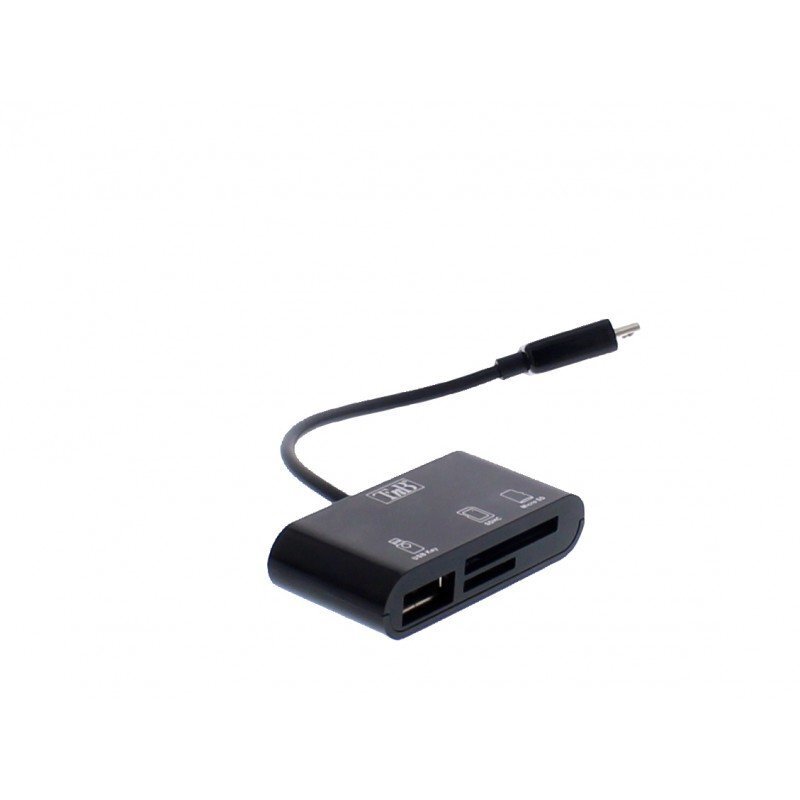 USB + SD karšu lasītājs cena un informācija | Adapteri un USB centrmezgli | 220.lv