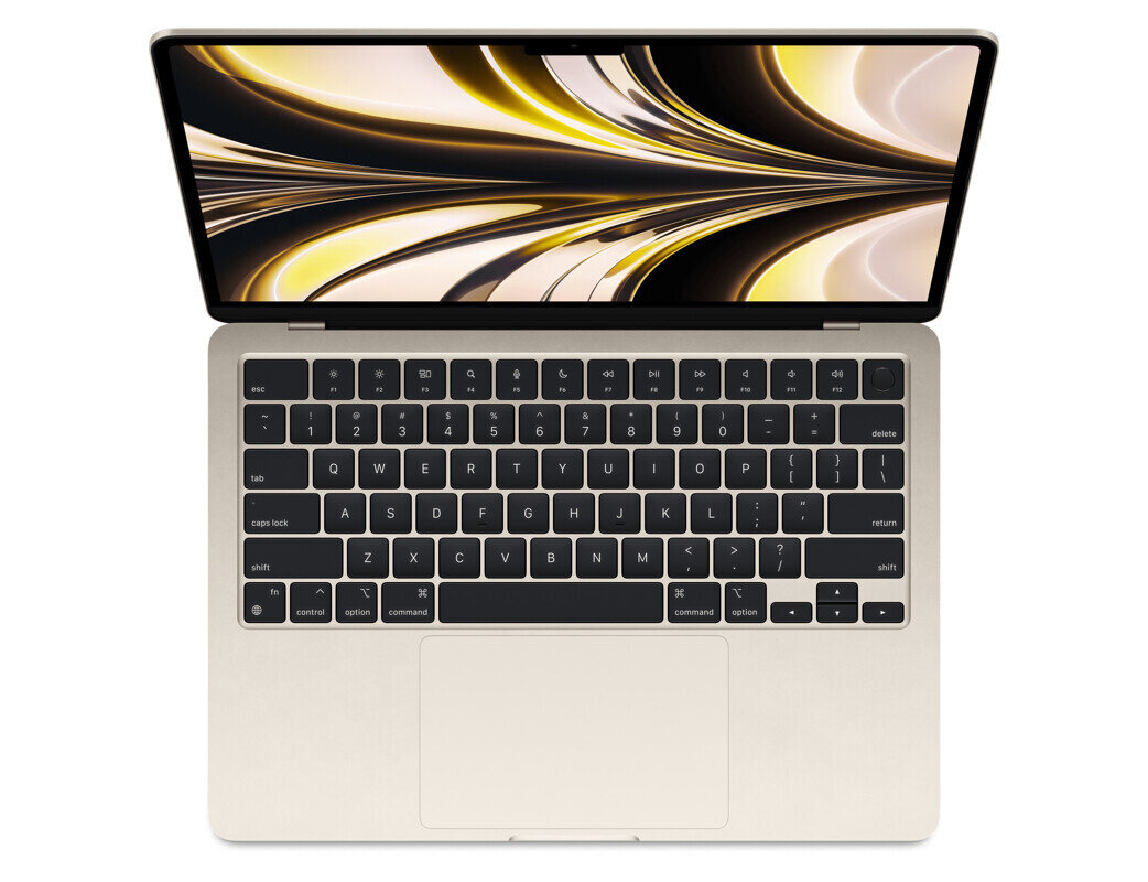 Apple MacBook Air 13” Apple M2 8/256GB Starlight RUS MLY13RU/A cena un informācija | Portatīvie datori | 220.lv