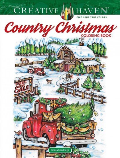 Creative Haven Country Christmas Coloring Book cena un informācija | Grāmatas par veselīgu dzīvesveidu un uzturu | 220.lv