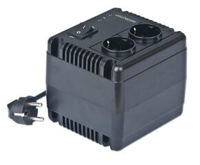 Automātiskais AC sprieguma regulators un stabilizators, LED, 220 V AC, 1000 VA - cena un informācija | Sprieguma pārveidotāji | 220.lv