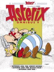 Asterix: Asterix Omnibus 9: Asterix and The Great Divide, Asterix and The Black Gold, Asterix and Son cena un informācija | Grāmatas pusaudžiem un jauniešiem | 220.lv