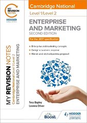 My Revision Notes: Level 1/Level 2 Cambridge National in Enterprise & Marketing: Second Edition цена и информация | Книги для подростков и молодежи | 220.lv