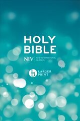 NIV Larger Print Blue Hardback Bible cena un informācija | Garīgā literatūra | 220.lv