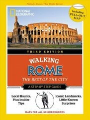 National Geographic Walking Rome, Third Edition 3rd ed. цена и информация | Путеводители, путешествия | 220.lv