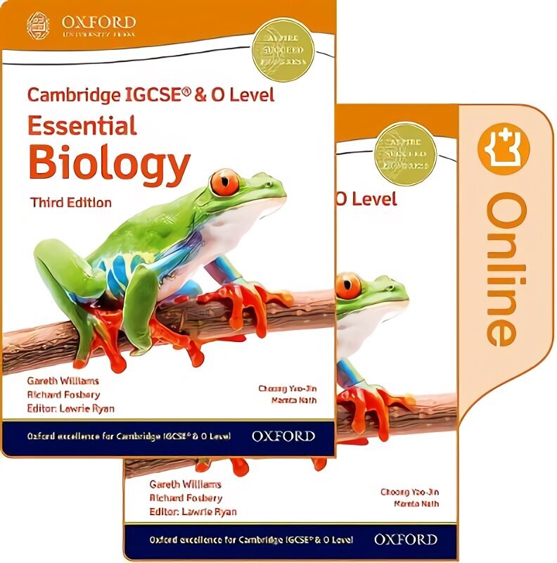 Cambridge IGCSE (R) & O Level Essential Biology: Print and Enhanced Online Student Book Pack Third Edition 3 cena un informācija | Grāmatas pusaudžiem un jauniešiem | 220.lv