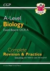 A-Level Biology: OCR A Year 1 & 2 Complete Revision & Practice with Online   Edition цена и информация | Развивающие книги | 220.lv