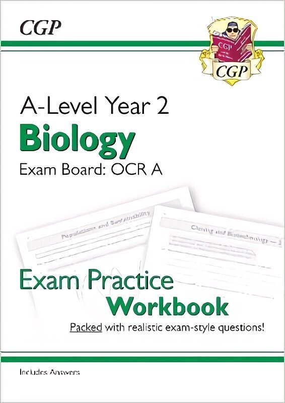 A-Level Biology: OCR A Year 2 Exam Practice Workbook - includes Answers цена и информация | Izglītojošas grāmatas | 220.lv