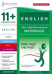 11plus Essentials English Mini Comprehensions: Inference Book 3 cena un informācija | Svešvalodu mācību materiāli | 220.lv