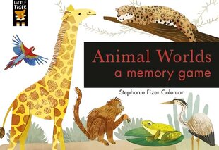 Animal Worlds: A Memory Game цена и информация | Книги для самых маленьких | 220.lv