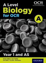 A Level Biology for OCR A: Year 1 and AS цена и информация | Развивающие книги | 220.lv