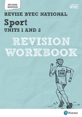 Pearson REVISE BTEC National Sport Units 1 & 2 Revision Workbook: for home learning, 2022 and 2023 assessments and exams 2nd edition цена и информация | Книги по социальным наукам | 220.lv