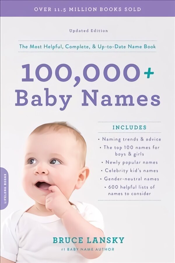 100,000 plus Baby Names (Revised): The most helpful, complete, & up-to-date name book Revised ed. цена и информация | Pašpalīdzības grāmatas | 220.lv