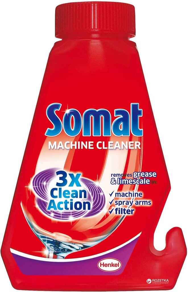 Trauku mazgājamās mašīnas kopšanas līdzeklis "SOMAT Machine Cleaner" 250 ml cena un informācija | Trauku mazgāšanas līdzekļi | 220.lv