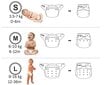 Atkārtoti lietojamas autiņbiksītes Baby Planet + iekšējās autiņbiksītes 2 gab., 3-15 kg (0-36 mēneši) cena un informācija | Autiņbiksītes | 220.lv