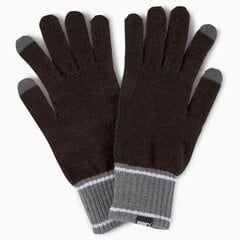 Puma Cimdi Knit Gloves Black Grey 041772 01 цена и информация | Мужские шарфы, шапки, перчатки | 220.lv