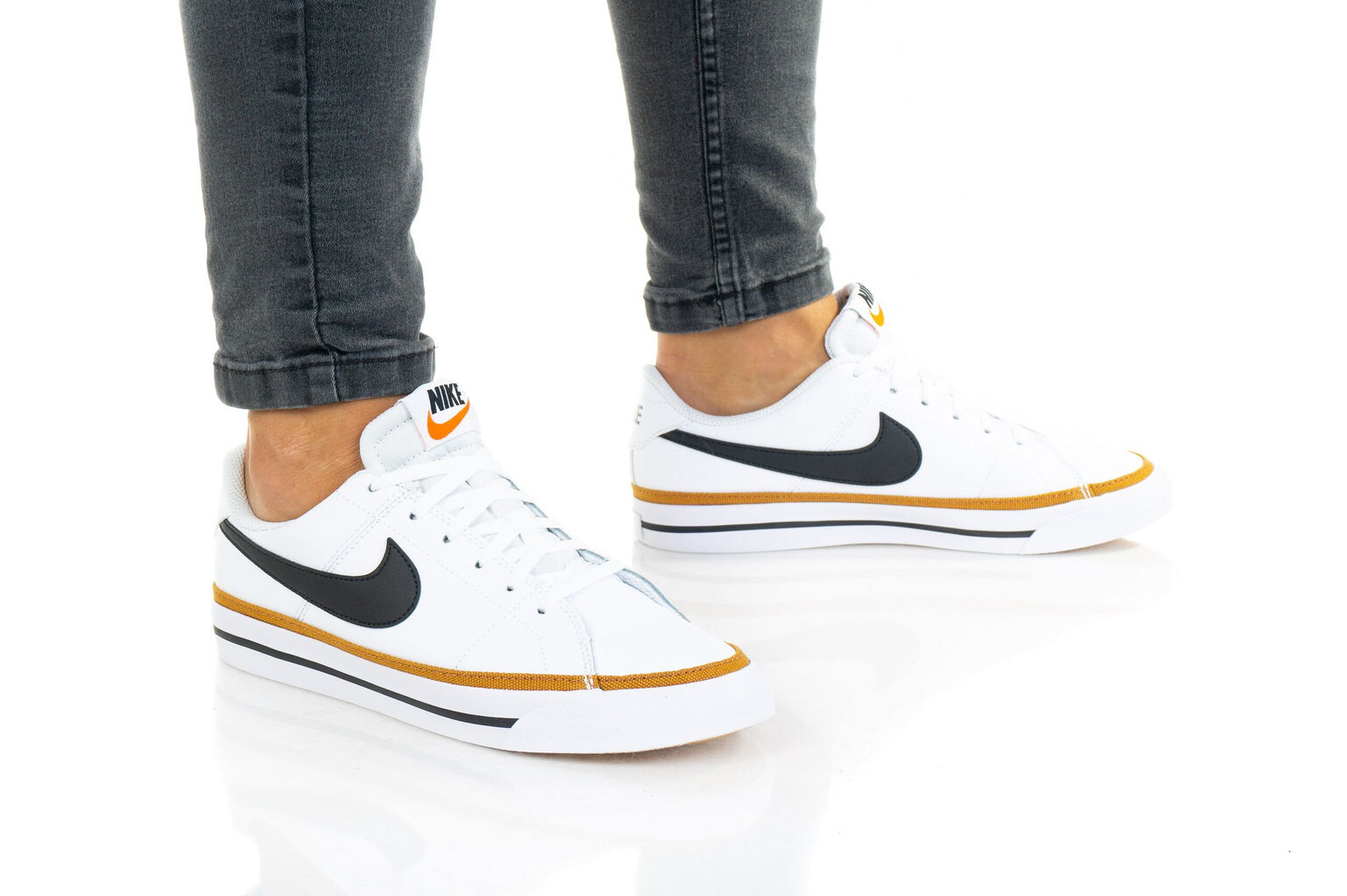 Nike Apavi Court Borough Low 2 White цена и информация | Sporta apavi bērniem | 220.lv