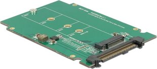 Преобразователь Delock 62710 2,5 дюйма U.2 SFF-8639 > M.2 NVMe Key M цена и информация | Адаптеры и USB разветвители | 220.lv