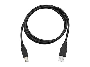USB Printer Cable - A-Male to B-Male Cord 1.5m black TFO Supplies Line цена и информация | Кабели и провода | 220.lv