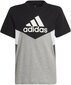 Adidas T-Krekli B Cb T Ess Black Grey цена и информация | Zēnu krekli | 220.lv