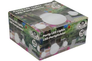 Уличная гирлянда 10 LED, белая цена и информация | Уличное освещение | 220.lv