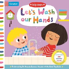 Let's Wash Our Hands: Bathtime and Keeping Clean цена и информация | Книги для малышей | 220.lv