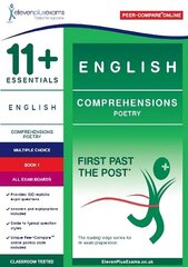 11plus Essentials English Comprehensions: Poetry Book 1 цена и информация | Учебный материал по иностранным языкам | 220.lv