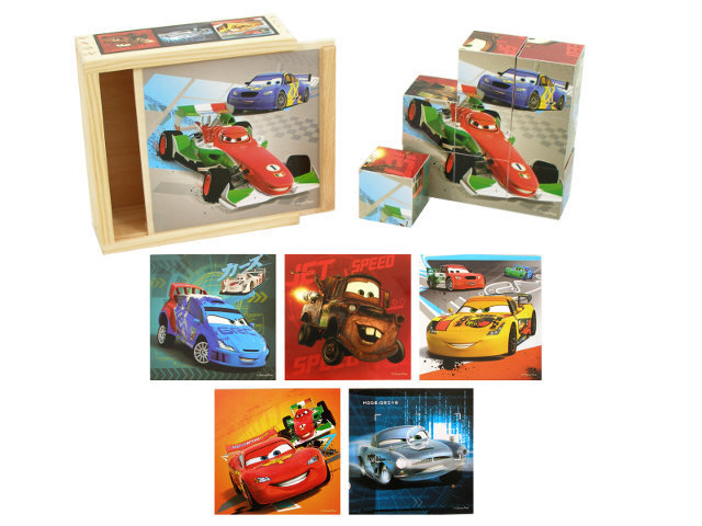 Koka klucīši Brimarex „Cars“ цена и информация | Rotaļlietas zīdaiņiem | 220.lv