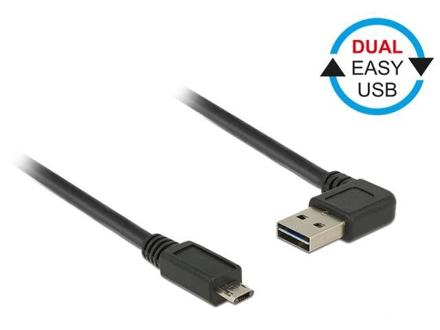 Delock 85164, USB Type A - USB Micro-B, 0.5 m cena un informācija | Savienotājkabeļi | 220.lv