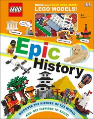 LEGO Epic History: Includes Four Exclusive LEGO Mini Models цена и информация | Книги для подростков и молодежи | 220.lv