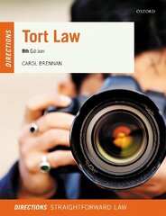 Tort Law Directions 8th Revised edition цена и информация | Книги по экономике | 220.lv