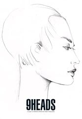 9 Heads: A Guide to Drawing Fashion by Nancy Riegelman Fourth edition цена и информация | Книги об искусстве | 220.lv