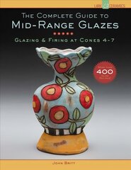 Complete Guide to Mid-Range Glazes: Glazing and Firing at Cones 4-7 cena un informācija | Mākslas grāmatas | 220.lv