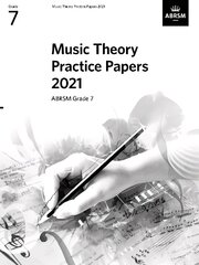 Music Theory Practice Papers 2021, ABRSM Grade 7 cena un informācija | Mākslas grāmatas | 220.lv