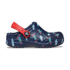 Crocs™ Baya Lined Printed Clog bērnu 207653 201444 cena un informācija | Bērnu čības, maiņas apavi | 220.lv