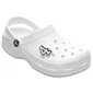 Crocs™ Crocs JIBBITZ B&W NUMBER 4 cena un informācija | Gumijas klogi bērniem | 220.lv