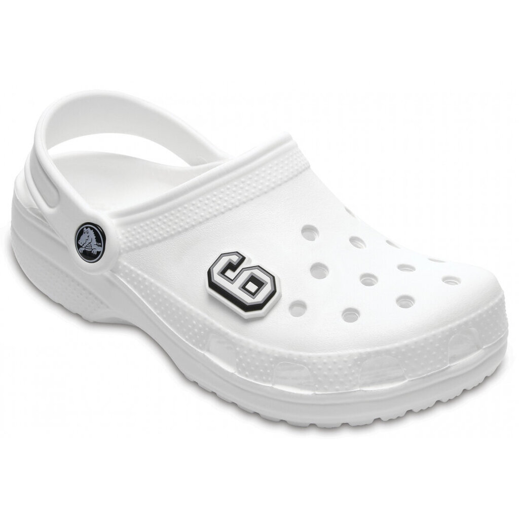 Crocs™ Crocs JIBBITZ B&W NUMBER 6 цена и информация | Gumijas klogi bērniem | 220.lv