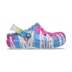 Crocs™ Classic Lined Tie Dye Graphic Clog Kid's 145657 цена и информация | Детские резиновые сабо | 220.lv