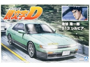 Aoshima - Initial D Nissan S13 Silvia Iketani Kouichiro Ver., 1/24, 05964 cena un informācija | Konstruktori | 220.lv