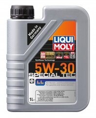 Liqui Moly motoreļļa Special Tec LL 5W-30, 20l cena un informācija | Motoreļļas | 220.lv