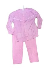 Pidžama ar garām piedurknēm un elastīgas bikses cena un informācija | Naktskrekli, pidžamas | 220.lv